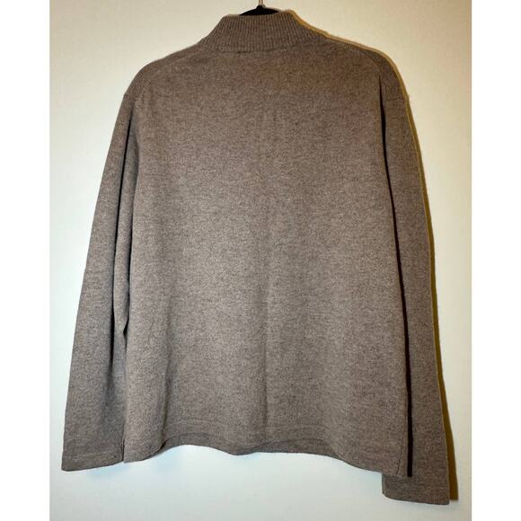 Daniel Bishop Men's 100% Cashmere Pullover Tan Size Large - Picture 2 of 5